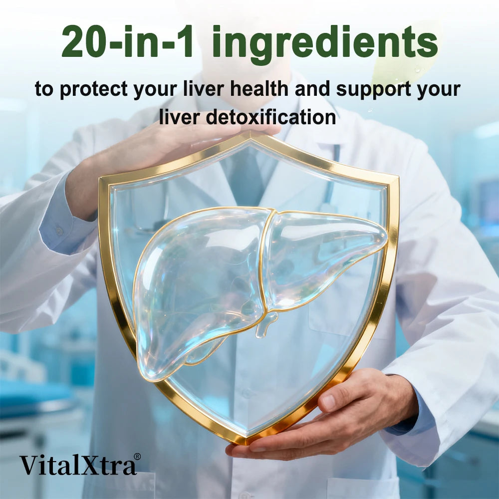 Liver Support Capsules,Milk Thistle Extract,Glutathione,Dandelion,Artichoke,Liver Cleanse & Detox,Antioxidant,Digestion Support